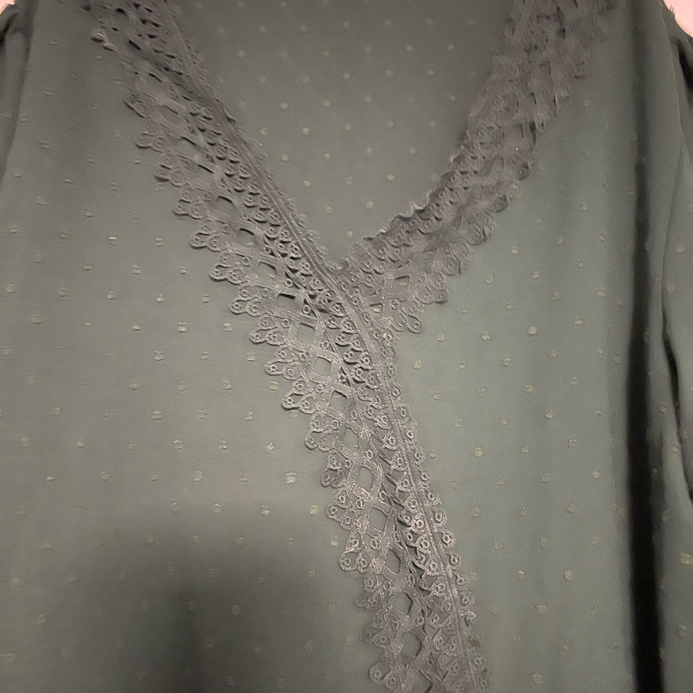 Dark green blouse